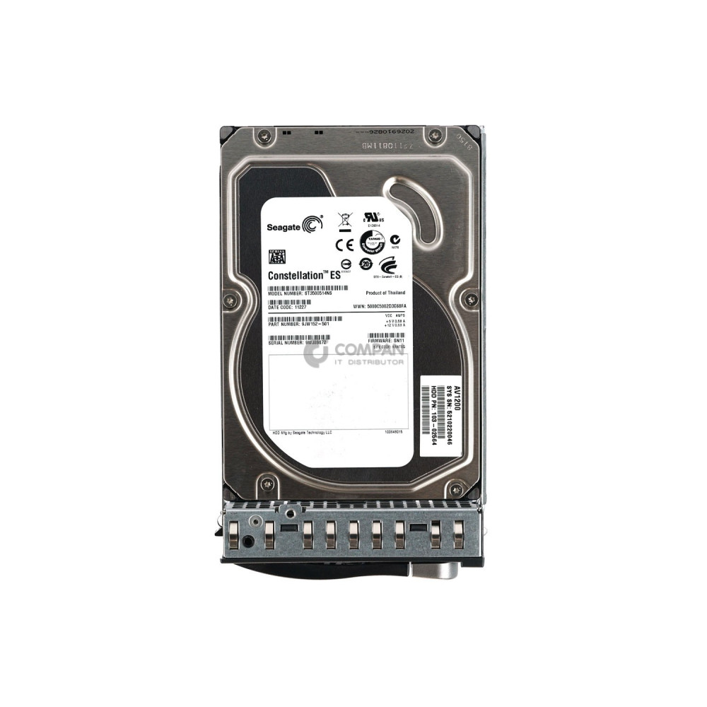 103-02564 BLUE COAT HDD 500GB 7.2K SATA 3G 3.5" LFF FOR BLUE COAT AV1200